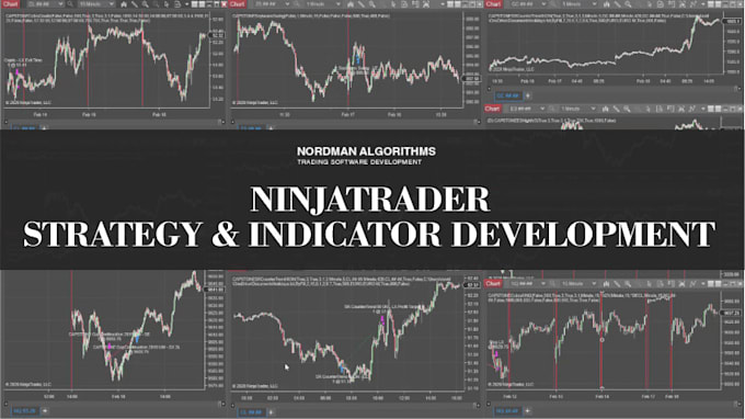 develop ninjatrader strategies, indi cators, and automation