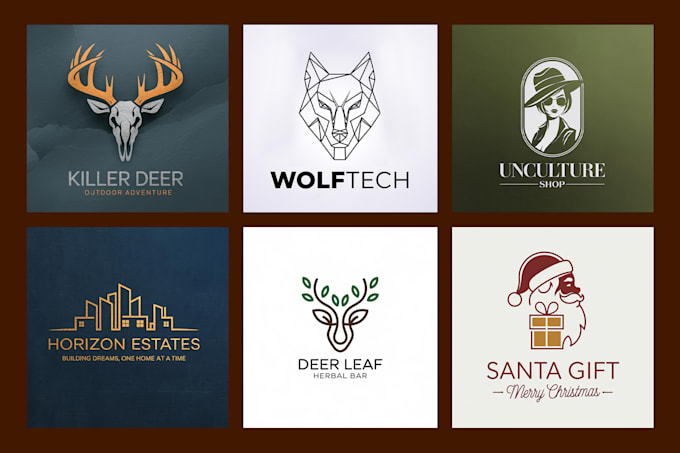 Create modern minimalist business logo design and brand identity by ...