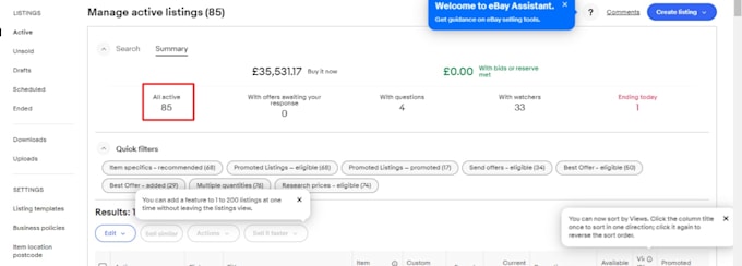 do ebay listing, ebay product listing, ebay lister, ebay product upload
