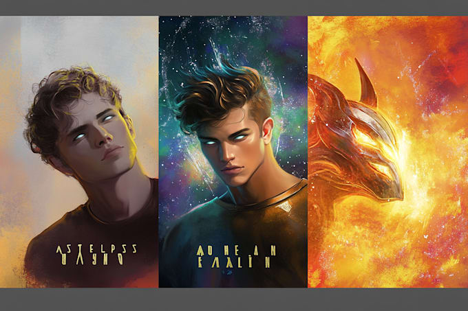 draw sci fi, romance, fantasy, gay ya book covers