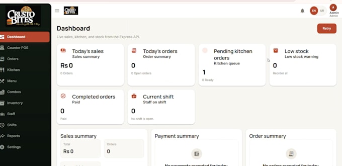 customize your restaurant point of sale software