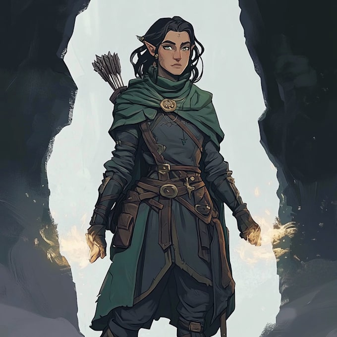 draw fantasy, realistic characters, and artwork