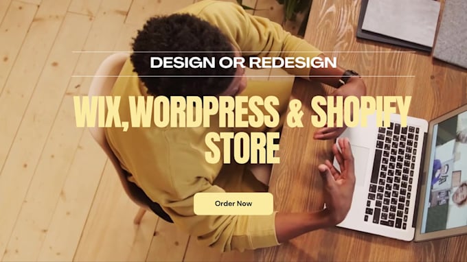 develop a professional wordpress, shopify, or wix website