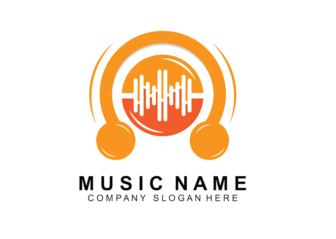 create unique and modern music logo design