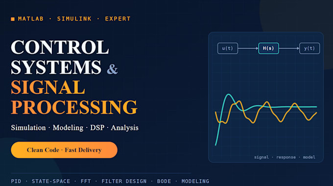matlab and simulink projects for control systems and signal processing