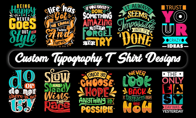 Do premium typography design, custom lettering, text logo, graphic ...