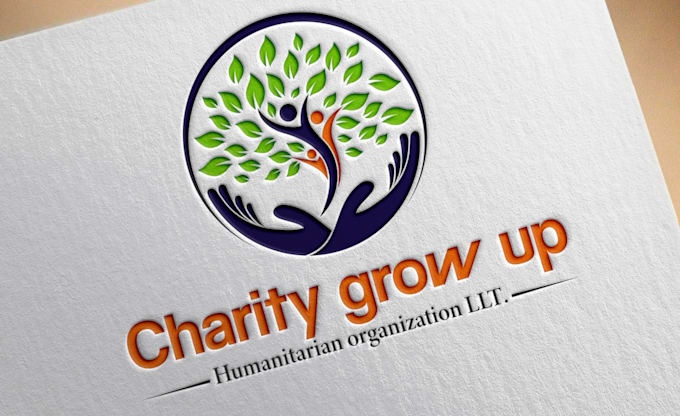 do nonprofit organization and charity logo design