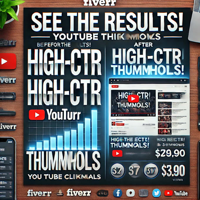 create clickbait thumbnails for youtube