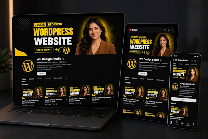 design or redesign a professional wordpress website with elementor