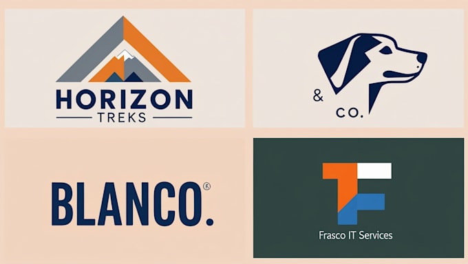 do creative modern logo design for your brand