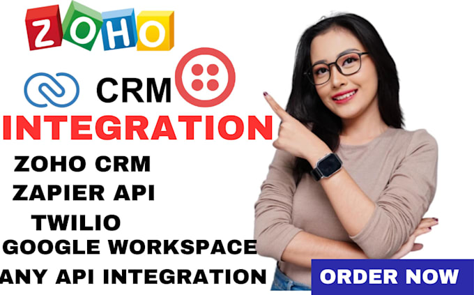 develop custom api integration twilio zoho crm zapier integrate api smartsheet