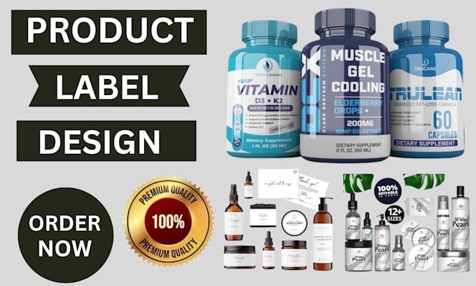 do product label design and supplement label design