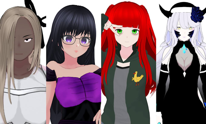 make a 3d vroid model for vtubers or vrchat
