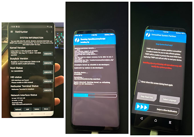 install custom rom, root android and fix any android software issue remotely