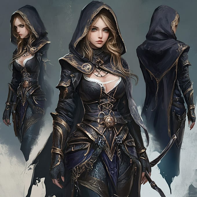 make character art for games and game character art