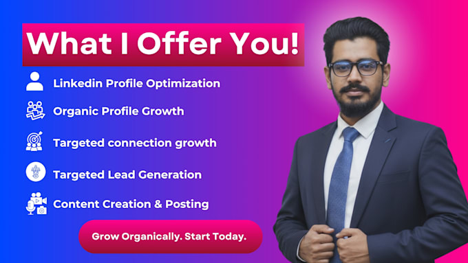 be your linkedin marketing manager