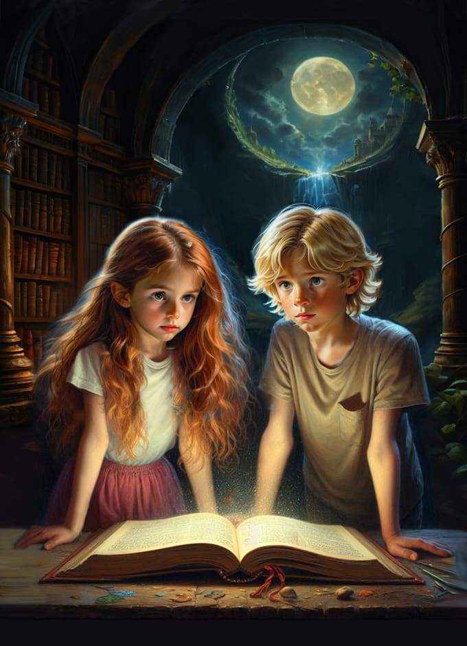 draw awesome illustration with realistic style