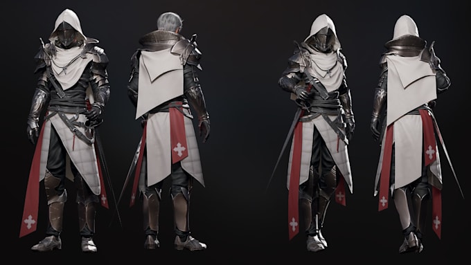 do 3d character modelling texturing and rigging