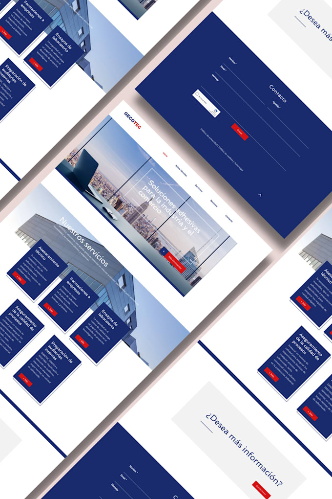 minimalist design a landing page with wix