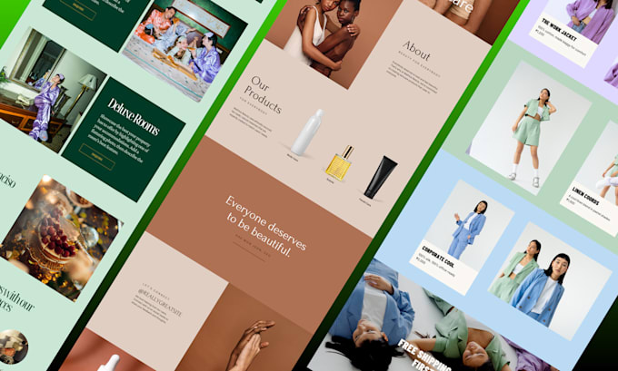design or redesign shopify website, ecommerce online store