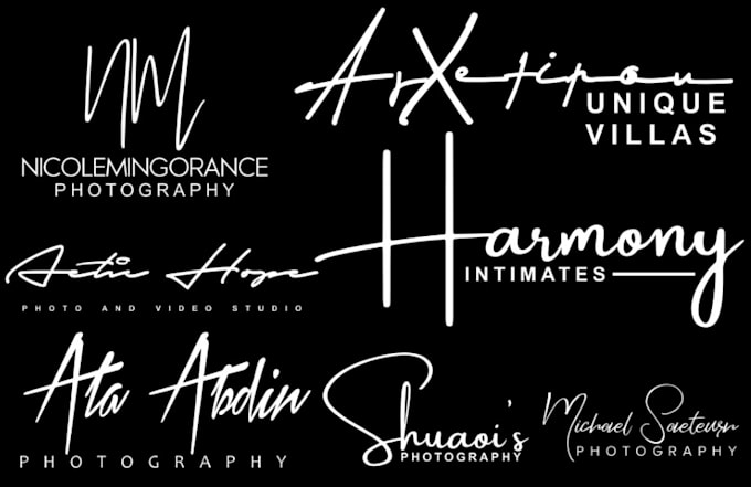 do elegant luxury font and signature logo