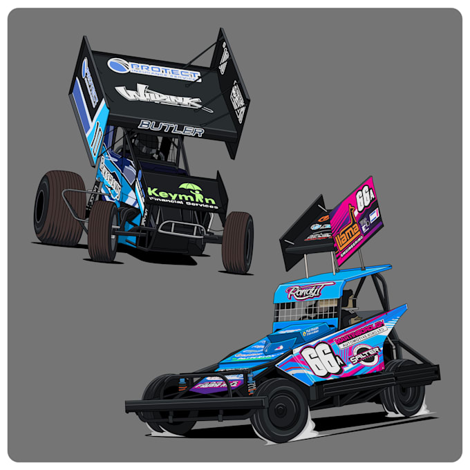 draw awesome vector illustration of any vehicles