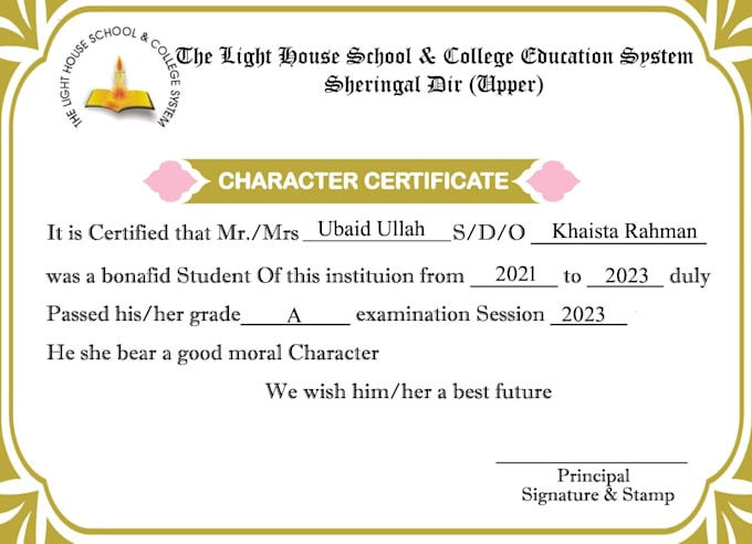 design professional logo, appreciation, and other certificates