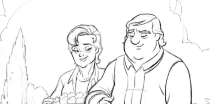 create 2d animation, 2d traditional animation, 2d frame by frame, 2d character