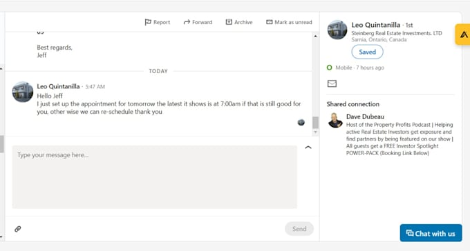 linkedin b2b sales manager, appointment setter, and outreach