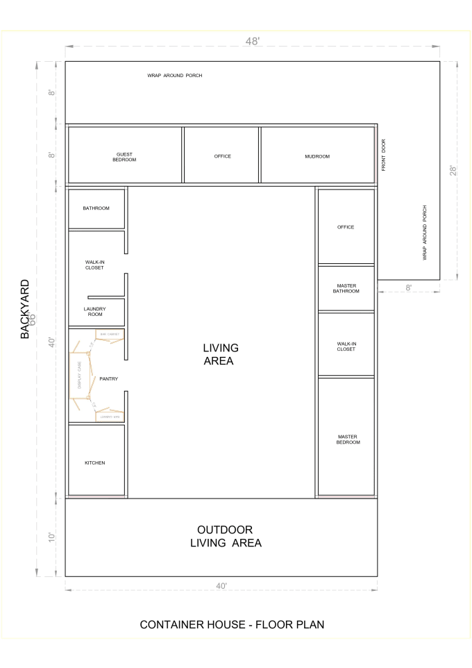 draw floor plans, layout, furnished or non furnished in 2d