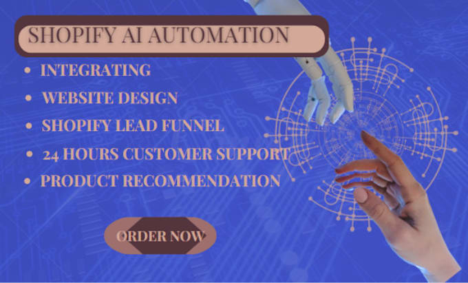set up full shopify ai automation for orders, marketing apps