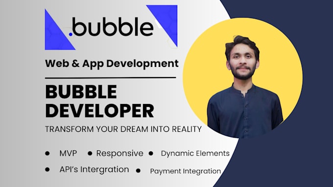 develop your dream websites or mobile apps in bubble io