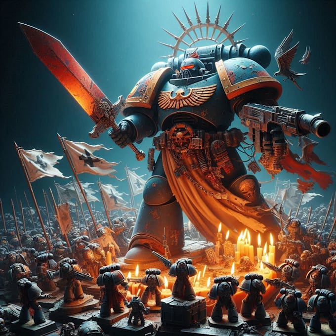 paint your warhammer 40k miniatures figures