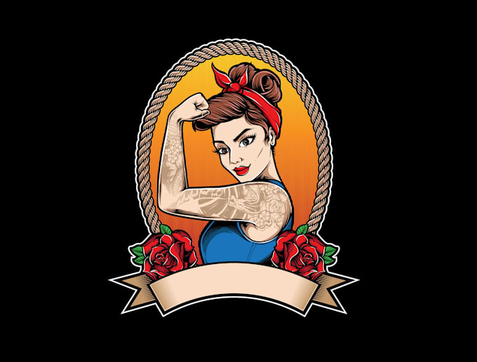 Create professional and specially pinup girl logo design by Monty ...