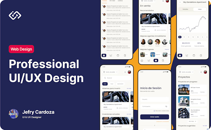 create professional website UX UI figma design