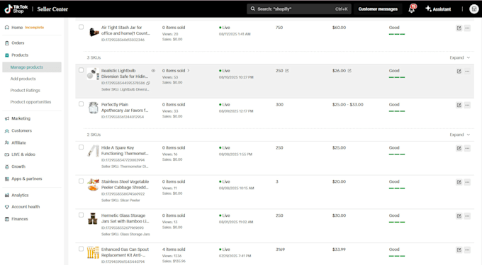 setup and manage your tiktok shop dropshipping store
