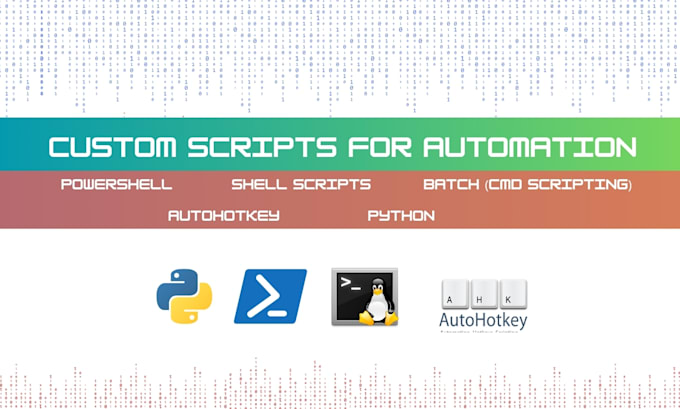 automate your tasks with a windows batch, linux bash, or python script
