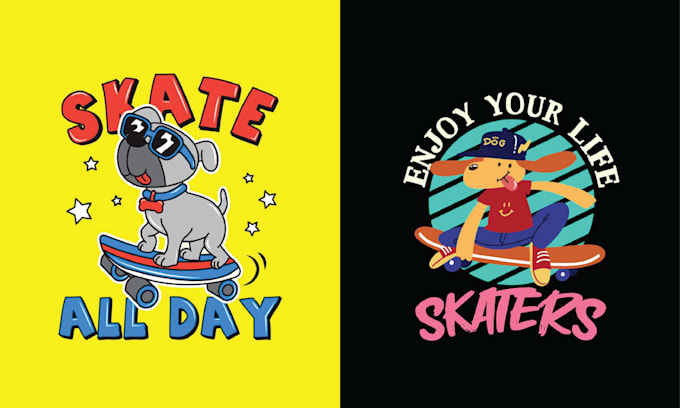 make mascot t shirt skate logo