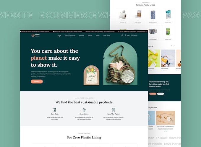 design modern and responsive UI UX for your web