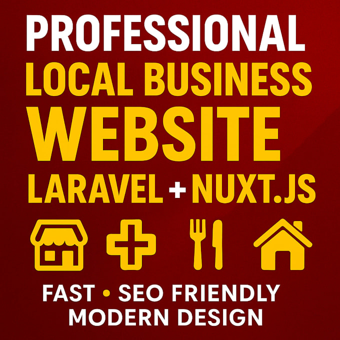 build a fast modern website for your local business using laravel and nuxtjs