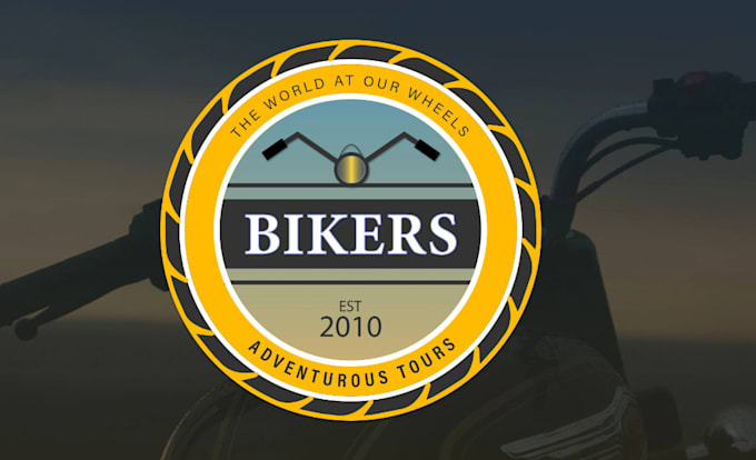 design a custom circular and badge logo