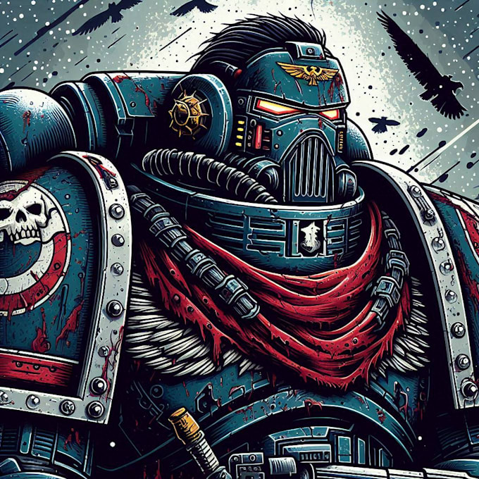 favorite space marine 40k warhammer art