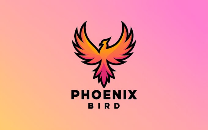 do make phoenix bird mascot logo creative with express delivery