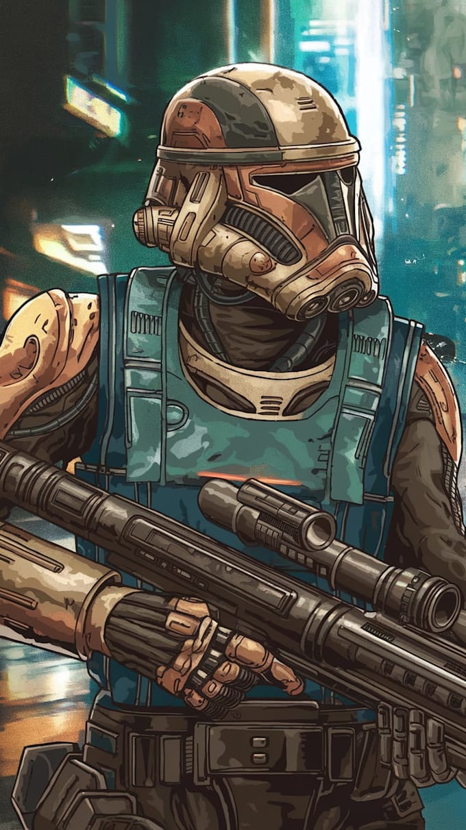 draw your sci fi and star wars character