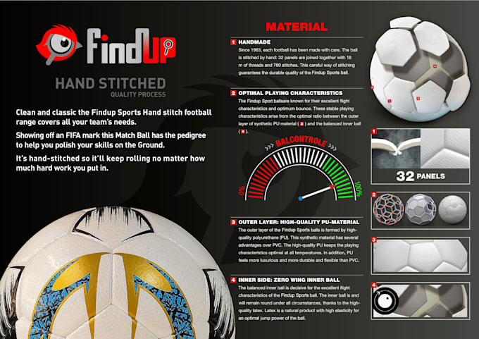 manufacture soccer balls according to FIFA quality pro