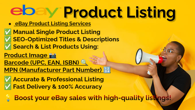 upload and list products on ebay, amazon, shopify and more