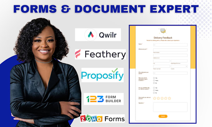 design professional proposify qwilr forms 123 form builder feathery zoho forms