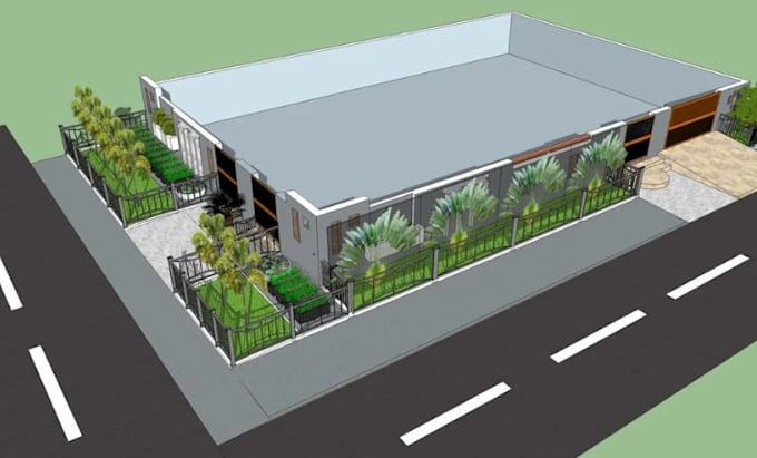 Do 3d warehouse design, renovate factory design 3d storage space, ai ...