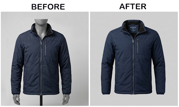 do professional ghost mannequin editing for clothing