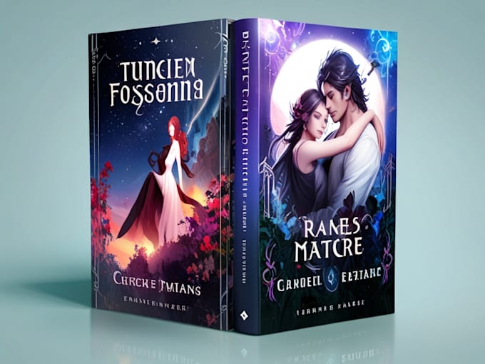design fantasy, romance and sci fi book covers